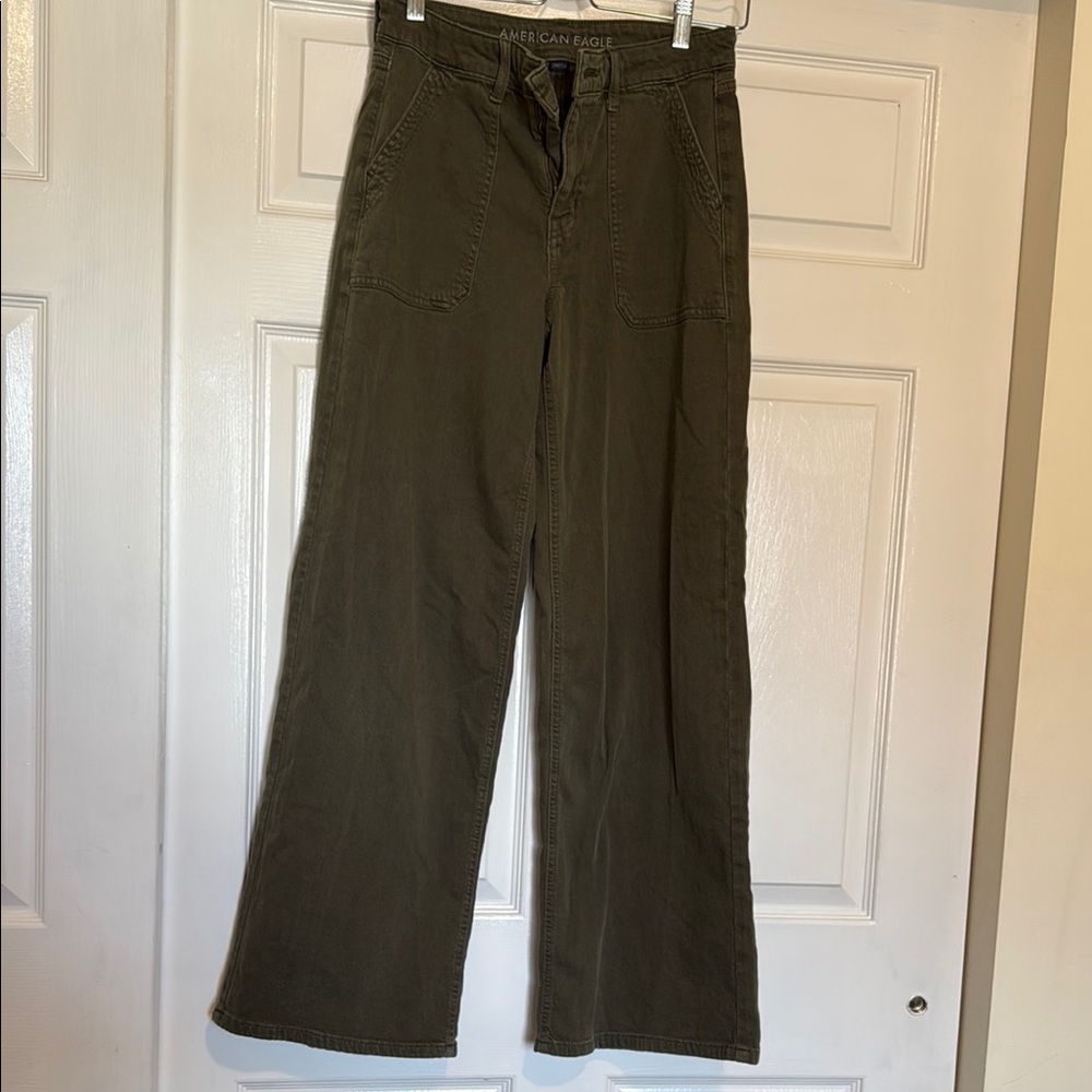 Women's Olive Jeans